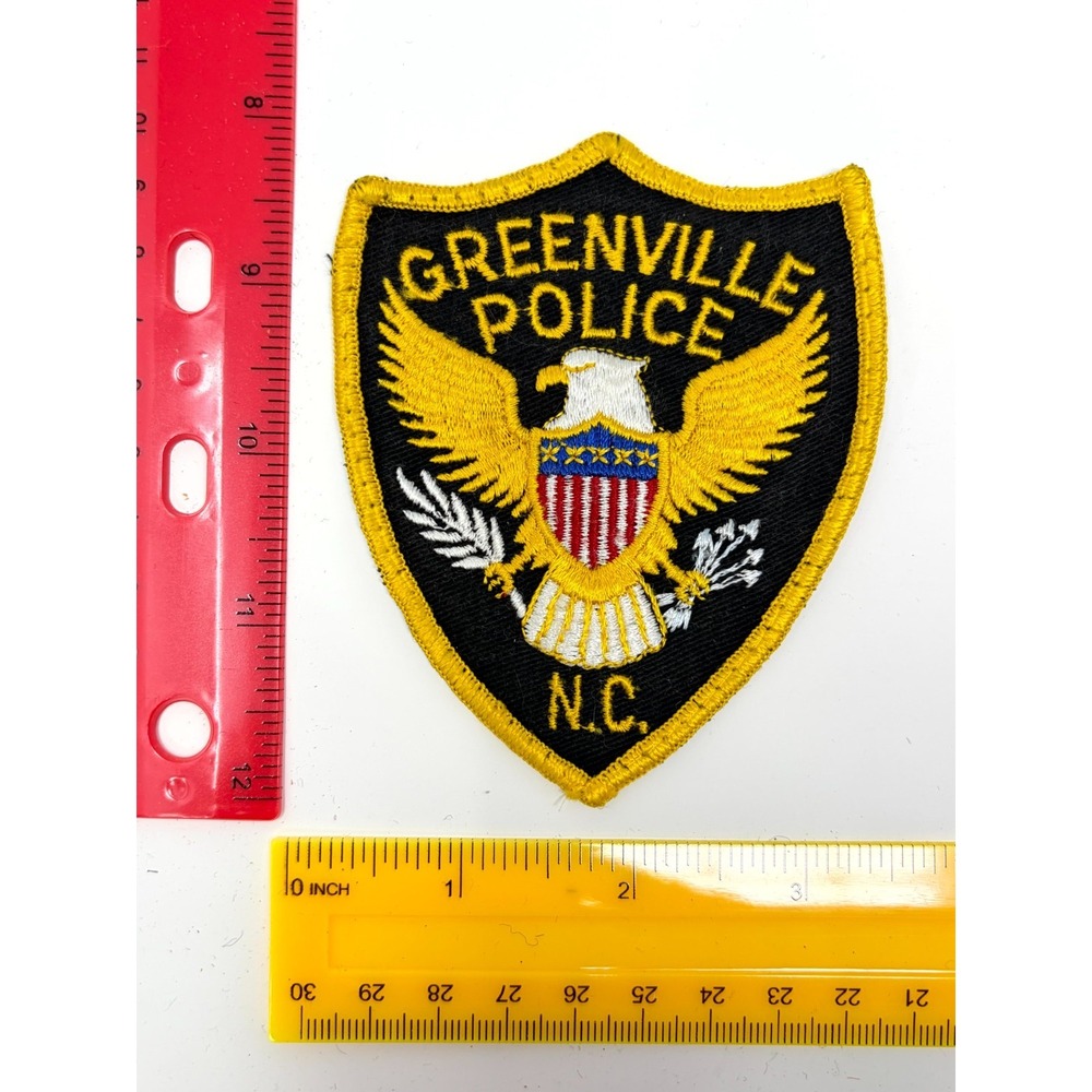 Greenville NC North Carolina Police Department Embroidered Patch